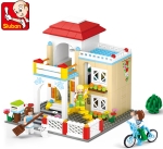 Конструктор Sluban Мечти – Сладка Къща, 380 Елемента, 4 Фигурки, 38×29×7 см