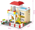 Конструктор Sluban Мечти – Сладка Къща, 380 Елемента, 4 Фигурки, 38×29×7 см