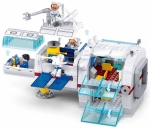 Конструктор Sluban Космос Космическа орбитална станция основен модул 502 ел. с 4 фигурки 48x33x7 см