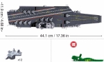 Конструктор Sluban Армия Самолетоносач Шандонг точен модел 1:700 мащаб с 12 самолета 584 ел. 48x33x7 см