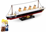 Конструктор Sluban – Кораб „Титаник“, Точен Модел 1:700, 481 Елемента, 2 Фигурки, 30×29×13 см