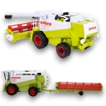 Комбайн с хедер - Реалистична детска селскостопанска машина, инерционна комбайна