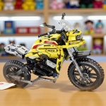 Голям 3D конструктор мотоциклет, 454 части, кросов мотор