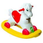 Детска люлка Конче с колела и подвижна основа, 75 x 33 x 50см | Iguana.bg