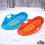 Шейна Ергономична с Отвори за Захват и Въже за Теглене Синя и Червена 85×57×15 см до 75 кг