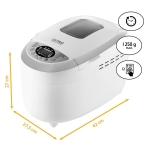 Хлебопекарна First FA-5152-3, Бял,  850W, до 1250гр - Iguana.bg