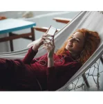 Градински хамак с дървени рейки 200 х 100см, до 200кг, Цвят Сив  | Iguana.bg