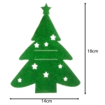Коледни подложки за прибори, Коледен комплект калъфи от филц за Коледна трапеза